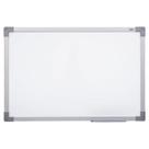 Lousa Quadro Branco Soft Moldura MDF c/ Kit Instalação Porta Caneta 70 x 50cm Acabamento Excepcional - Stalo