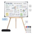 Lousa Quadro Branco UV Premium Para Brainstorming Mapa Mental Corporativo 90x60cm Com Tripé 1m 4 Canetas Lousa Quadro Branco UV Premium Para Brainstorming Mapa Mental Corporativo 90x60cm Com Tripé 1m 4 Canetas