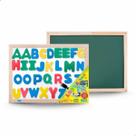 Lousa Quadro Magnético Infantil Alfabeto 3 em 1 ABC 40x30cm