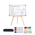 Lousa Quadro Organizadora Agenda 40x60 Com Tripé 100cm 12 Canetas Variadas Apagador