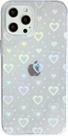 Love Heart Laser Clear Soft compatível com capa para iPhone (transparente, iPhone 12 Pro) transparente iPhone 12 Pro