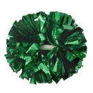 Lovecheer, 2 peças de pompons verdes metálicos para líderes de torcida, 36 cm