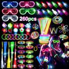 LovesTown Kit de Festa Brilha no Escuro com 260 Peças LED LovesTown Kit de Festa Brilha no Escuro com 260 Peças LED
