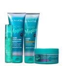 Lowell Cacho Magico Shampoo 240ml Creme Modelador 240ml Gelatina 240ml e Oleo 60ml Lowell Cacho Magico Shampoo 240ml Creme Modelador 240ml Gelatina 240ml e Oleo 60ml