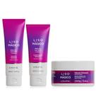 Lowell Liso Magico Shampoo, Condicionador e Mascara 240g