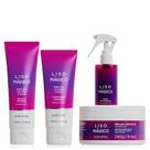 Lowell Liso Magico Shampoo, Condicionador, Mascara e Fluido 200ml Lowell Liso Magico Shampoo, Condicionador, Mascara e Fluido 200ml
