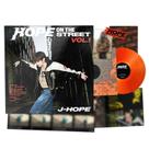 LP j-hope HOPE ON THE STREET VOL.1 com capa e cartões fotográficos LP j-hope HOPE ON THE STREET VOL.1 com capa e cartões fotográficos