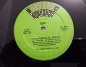 Lp Vinil Ebo - I'd Rather Be By Myself - 33 Rpm 1985