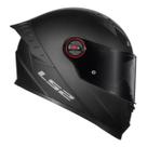 Ls2 capacete ff358 pro monocolor matte black preto fosco -