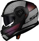Ls2 Capacete Strobe Ii Ff908 Orion Matt Preto/Roxo/Azul