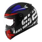 Ls2 ff353 rapid cromo matte black/red/blue 60l