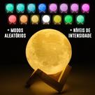 Lua 3d Luminaria Bateria Abajur Usb Touch Led Rgb Decoracao Lua 3d Luminaria Bateria Abajur Usb Touch Led Rgb Decoracao