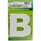 Lubian Letra 3D Branca Abs B 10Cm