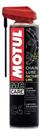 Lubrificante Corrente C4 / Chain Clean / 400 ml / Motul + Escova Limpa Corrente