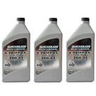 Lubrificante Quicksilver 25w40 4 Tempos 1 Litro Kit Com 3 Litros