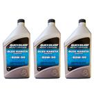 Lubrificante Quicksilver 80w90 Para Rabeta 1 Litro Kit Com 3 Litros