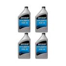 Lubrificante Quicksilver 80w90 Para Rabeta 1 Litro Kit Com 4 Litros