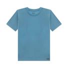 Luc Boo Camiseta Manga Curta Lisa Azul Luc Boo Camiseta Manga Curta Lisa Azul