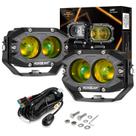 Luces Antiniebla Auxbeam 60W 6000LM Ámbar Amarillo Punto Cuadrado 4 pulgadas Luces Antiniebla Auxbeam 60W 6000LM Ámbar Amarillo Punto Cuadrado 4 pulgadas