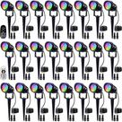 Luces de Jardín SUNVIE Paquete de 24, 12W RGBW, Impermeables, 12-24V