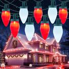 Luces de Navidad LED Moonflor C9 15 m 50 LED para Exterior