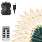 Luces de Navidad Tcamp 10m 100 LED a Pilas con Control Remoto