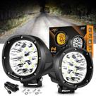 Luces LED Offroad Auxbeam de 4 pulgadas 90W Redondas 9000LM 2 piezas Luces LED Offroad Auxbeam de 4 pulgadas 90W Redondas 9000LM 2 piezas