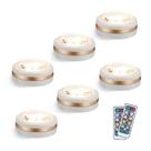 Luces Puck LEASTYLE LED Inalámbricas a Batería con Control Remoto