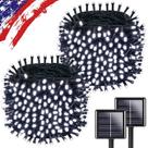 Luces Solares de Cadena KAQ 55m 500LED 8 Modos IP65 Blanco Frío