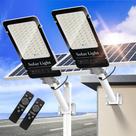 Luces Solares para Calles OKPRO 10000W 6500K con Control Remoto Paquete de 2