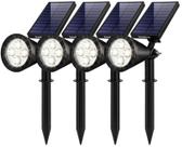 Luces Solares para Jardín InnoGear Impermeables para Exteriores, Focos en Paquete de 4