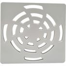 Luconi Grelha Quadrada 100Mm Br - Kit C/10 Un