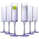 Lueumxc Pack de 16 Copas de Champán de Plástico Moradas de 160 ml Lueumxc Pack de 16 Copas de Champán de Plástico Moradas de 160 ml