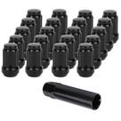 Lug Nut NPAUTO Black 12 x 1,25 Spline Tuner 19 mm Hex 1,36 cm Lug Nut NPAUTO Black 12 x 1,25 Spline Tuner 19 mm Hex 1,36 cm