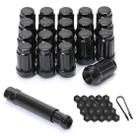 Lug Nuts ChNewAuto M12x1.5 Black Spline 35 mm, conjunto de 20