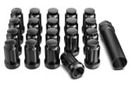 Lug Nuts Gaemi M12x1.5 6 Spline Black 35 mm, pacote com 20