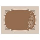 Lugar Americano 35x47 cm Linha Flower Brown