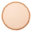 Lugar Americano Com Borda Juta 38cm Off White