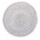 Lugar Americano de Papel Pétala Cinza 38cm 1 pç 61628 - Wolff