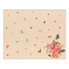 Lugar Americano de Sarja Impermeável Rosas Off White 45x35cm Lugar Americano de Sarja Impermeável Rosas Off White 45x35cm