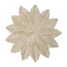 Lugar Americano Folhas Plástico Off-White 40Cm Rafimex