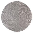 Lugar Americano Fresno Metalizado 38cm Prateado Polipropile