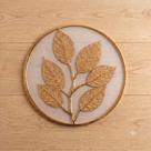 Lugar Americano Leaf EVA Dourado