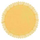 Lugar Americano Redondo Renda Guipir Amarelo 45Cm Rafimex Lugar Americano Redondo Renda Guipir Amarelo 45Cm Rafimex