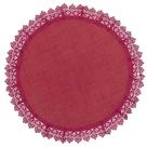 Lugar Americano Redondo Renda Guipir Vermelho 45Cm Rafimex Lugar Americano Redondo Renda Guipir Vermelho 45Cm Rafimex