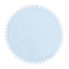 Lugar Americano Renda Guipir Poli-Bambu Azul 45Cm Rafimex