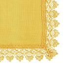 Lugar Americano Renda Poli-Bambu Amarelo 35X50Cm Rafimex