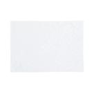 Lugar Americano Retangular Em Tecido Poli-Linho Ricamo Vert Branco 50x35cm Auguri Casa