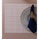 Lugar Americano Wolff Weave 30cm x 45cm PVC Branco