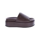 Luma - Flat Tamanco Couro Legítimo Marrom Luma - Flat Tamanco Couro Legítimo Marrom